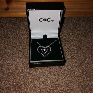CBC double heart necklace